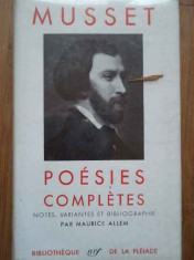 Poesies Completes - A. De Musset ,281084 foto