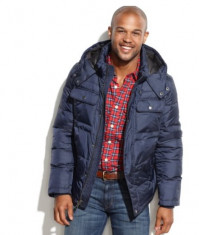 Geaca Tommy Hilfiger Puffer Removable Hood masura S si M foto