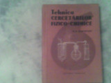 Tehnica cercetarilor fizico-chimice-K.V.Cimutov