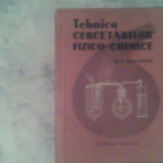 Tehnica cercetarilor fizico-chimice-K.V.Cimutov