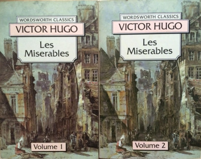 LES MISERABLES - Victor Hugo (2 volume in limba engleza) foto