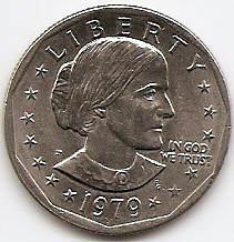 Statele Unite (SUA) 1 Dolar 1979 Comemorativa: Susan B. Anthony Dollar, KM-207 foto