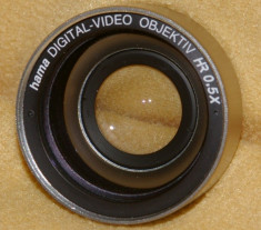 Lentila Obiectiv wide Hama Digital Video HR 0,5x 37mm 25mm foto