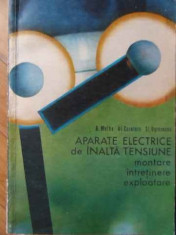 Aparate Electrice De Inalta Tensiune Montare Intretinere Expl - Colectiv ,521327 foto