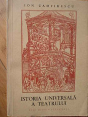 Istoria Universala A Teatrului Evul Mediu Renasterea Vol 1-2 - Ion Zamfirescu ,308515 foto