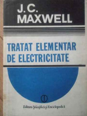 Tratat Elementar De Electricitate - J.c. Maxwell ,519246 foto