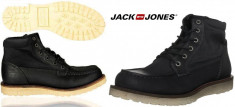 JACK &amp;amp;amp; JONES Bocanci Ghete Barbati - Piele Naturala Interior - Exterior, talpa usoara. Marime 41 si 42. Outlet. Produse NOI REDUSE! foto