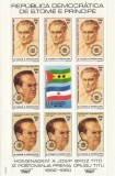 BLOC DANTELATA S.TOME E PRINCIPE 1981 JOSIP BROZ TITO 9 E