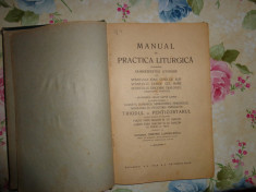 Manual de practica liturgica / an 1926- Dimitrie Lungulescu foto