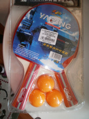 Palete tenis Yaping 1 stea +6 mingii pentru Craciun 20 RON! foto