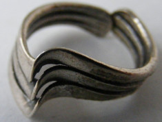 Inel vechi din argint (159) - de colectie foto