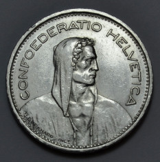 5 Franci 1951 B - Francs - Elvetia - Argint foto