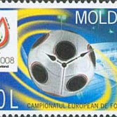 MOLDOVA 2008, Sport - Campionatul de Fotbal - Euro 2008, serie neuzata, MNH