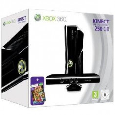 Consola Xbox 360 Elite Slim 250GB cu Kinect Sensor si Kinect Adventures foto
