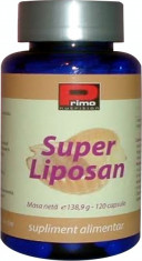 SUPER LIPOSAN (chitosan forte)120 caps, colesterol marit, slabire,detoxifiere foto