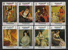 = FUJEIRA PICTURA MI. 276-283 MNH foto