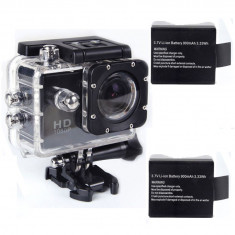 Camera Sport SJ4000 FullHD 1080P + Acumulator Suplimentar | Subacvatica 30m | 12MPx | Similara GoPro Hero | Stabilizator Optic | Garantie 24 luni foto