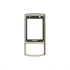 Carcasa fata Nokia 6700 slide argintie - Produs Nou Original + Garantie - Bucuresti foto
