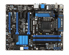 PLACA DE BAZA MSI Z77A-GD55 , SOCKET 1155, 4xDDR3 32GB MAX., USB 3.0, SATA 3, video HDMI, DVI, VGA, 3xPCI-Ex16, TESTATA!! GARANTIE!! foto