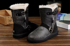 UGG AUSTRALIA GRI - DIN PIELE si BLANA NATURALA foto