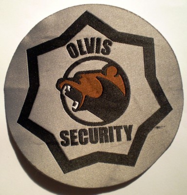 5.479 ROMANIA ECUSON EMBLEMA PATCH OLVIS SECURITY 94mm foto