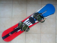 Placa snowboard F2 MSC, 135 cm, cu legaturi BURTON FREESTYLE foto