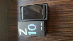 BlackBerry Z10 negru- codat Orange - folosit 1 luna- impecabil foto
