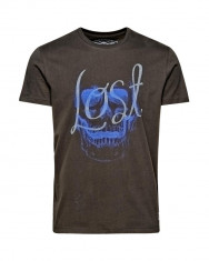 Tricou Jack &amp;amp;amp; Jones - art 12091733 gri inchis foto