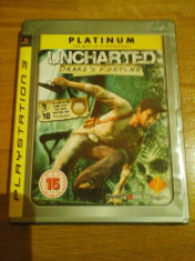 JOC PS3 UNCHARTED DRAKE&amp;#039;s FORTUNE PLATINUM ORIGINAL / STOC REAL in Bucuresti / by DARK WADDER foto