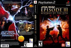 Joc original Star Wars Episode 3 pentru consola Sony Playstation 2 PS2 foto