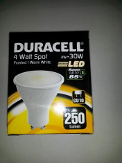 Bec Duracell LED Spot GU10 3.5 W = 30 w NOU foto