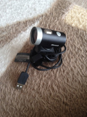 Webcam Microsoft Lifecam Cinema 720p cu autofocus, USB, Microfon incorporat, foto