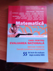 Ghid pentru evaluare nationala la matematica foto