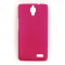 Husa tip capac roz trandafiriu (MHC) pentru telefon Orange San Remo (Alcatel One Touch 6030 Idol)