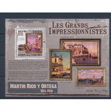 COMORES 2009 PICTURA IMPRESIONISTI - ORTEGA MICHEL CAT. BL.549