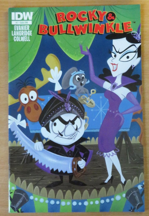 Rocky and Bullwinkle #1 IDW Comics