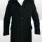 Palton tip Zara Man - De iarna gros - Negru - Cambrat - Model cu gluga - Masuri: S M L XL - Model 2015 D114