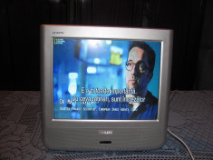 TV LCD PHILIPS lc130v01 a2 13 INCHI CU MIC DEFECT foto