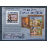 COMORES 2009 PICTURA IMPRESIONISTI - CAMPBELL NEDANTELAT MICHEL CAT. BL.552B