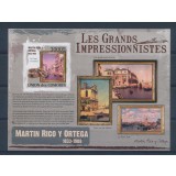 COMORES 2009 PICTURA IMPRESIONISTI - ORTEGA NEDANTELAT MICHEL CAT. BL.549B