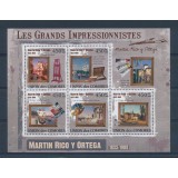 COMORES 2009 PICTURA IMPRESIONISTI - ORTEGA NEDANTELAT MICHEL CAT. 2555-2559