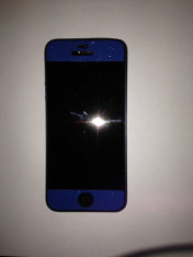 iPhone 5S 32GB, necodat, stare impecabila, folie protec?ie albastra, second hand foto