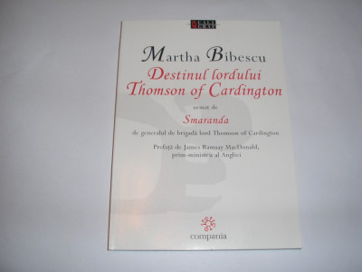 Destinul Lordului Thomson of Cardington Martha Bibescu,rf3/3 foto