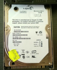 Hard disk laptop 60 gb ide seagate foto