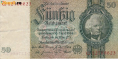 GERMANIA 50 reichmark 1933 VF+!!! foto