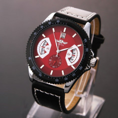 Ceas Winner Tachymetre MILITAR ARMY DELUXE/FASHION EXCLUSIVE FULL AUTOMATIC RED! CALITATE GARANTATA! PESTE 2200 CALIFICATIVE POZITIVE! foto