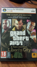 Grand Theft Auto IV &amp;amp; Episodes from Liberty City PC Joc Original - 4 DVD foto