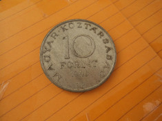 M. 10 Forint 1948 - 100 de ani de la revolutia din 1848 - Istvan Szechenyi, argint foto