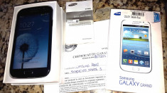 Vand telefon mobil Samsung i9082 Galaxy Grand 8GB, Dual SIM, Blue! Arata si functioneaza impecabil! foto