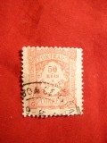 Timbru 50 Reis 1904 roz Portugalia ,stamp.